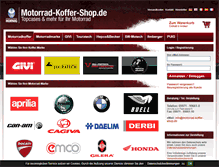 Tablet Screenshot of motorrad-koffer-shop.de